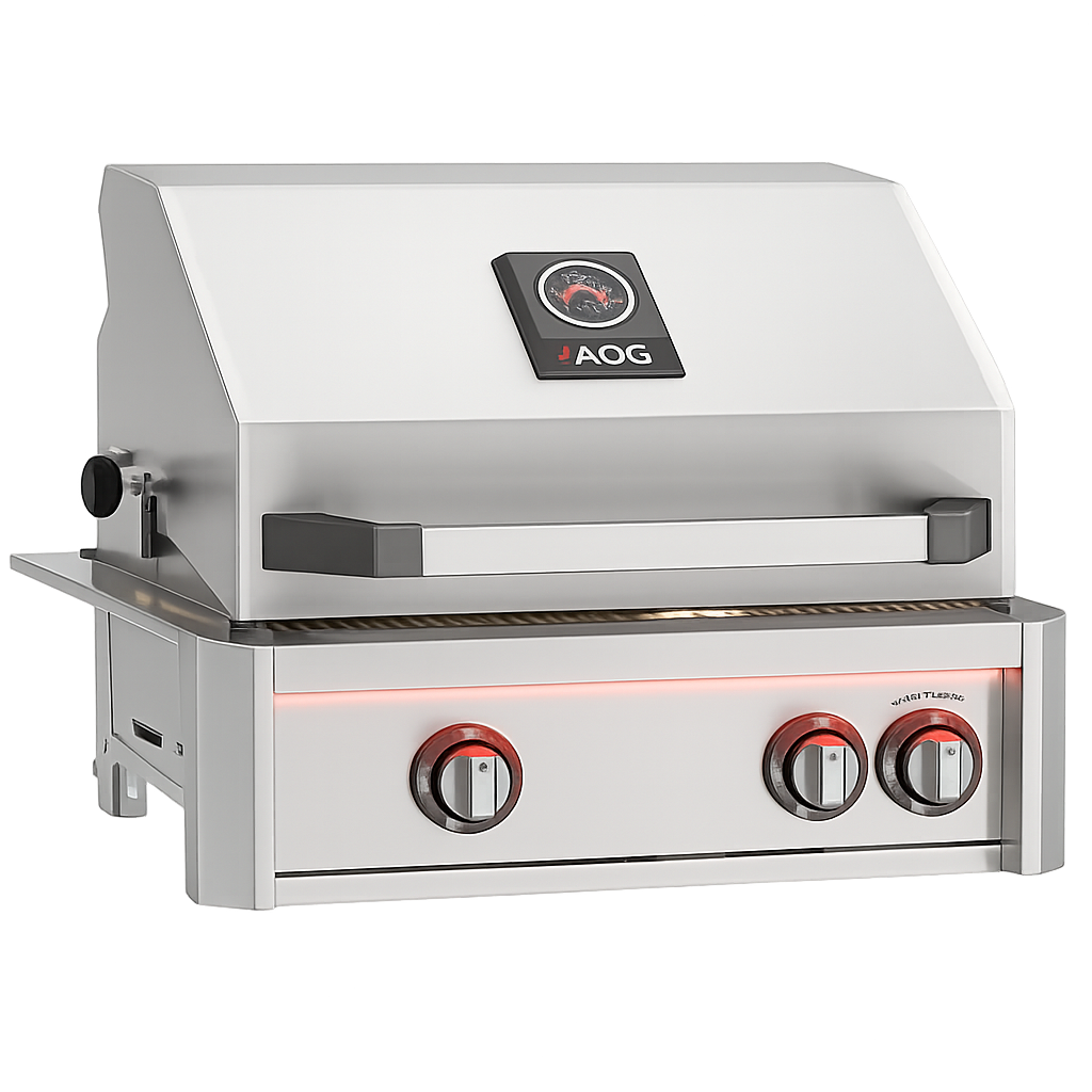 24” L-Series Built-In Grill w/ Backburner & Rotisserie Kit